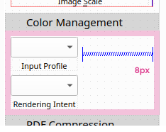 widget spacing inside a container widget